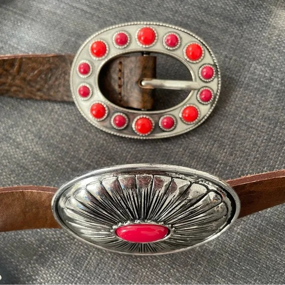 ZARA WESTERN STYLE LEATHER BELT NWT ZARA WESTERN STYLE LEATHER BELT NWT main image 2